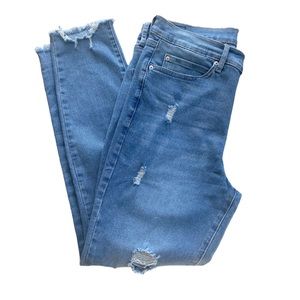 Nicole Miller New Soho High Rise Ankle  Skinny jeans Sz 10